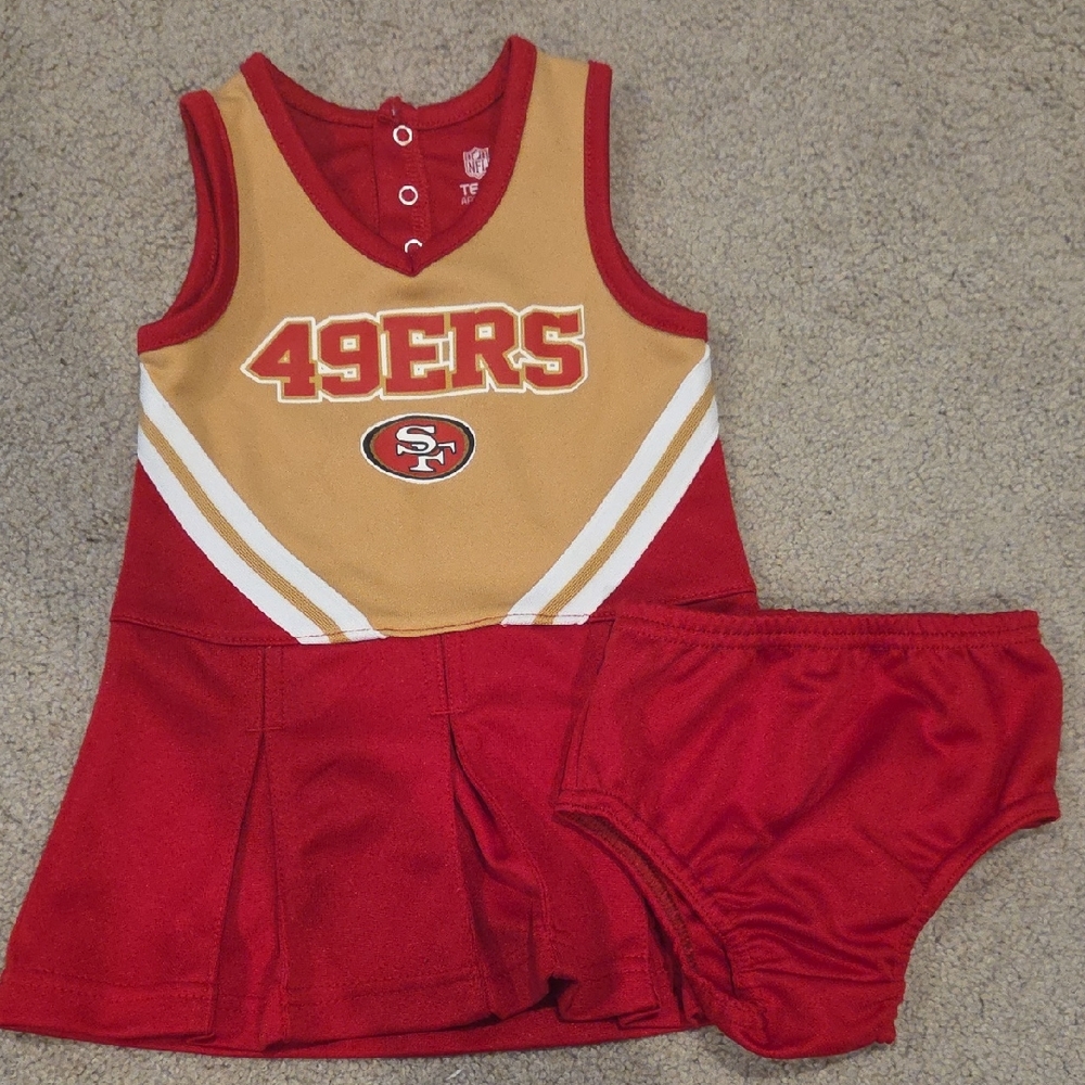 49ers cheerleading outfit